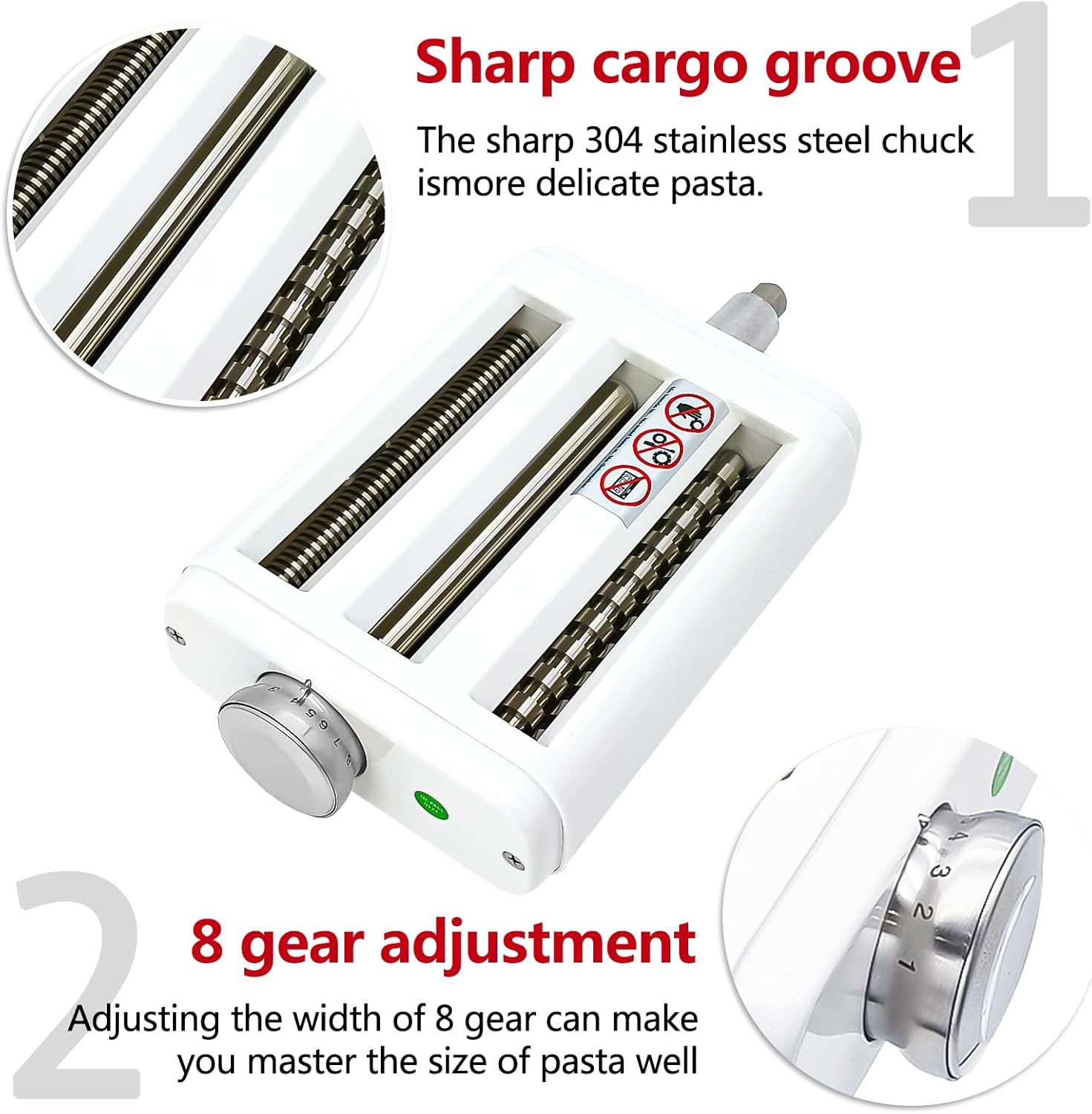 Accessorio Pasta 3 in 1 per Kitchen Aid - immagine 5