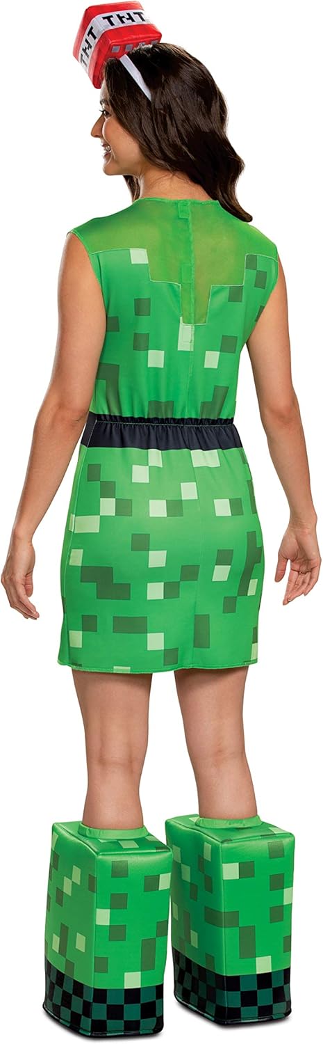 Disguise Costume da Creeper classico da donna per adulti - immagine 2