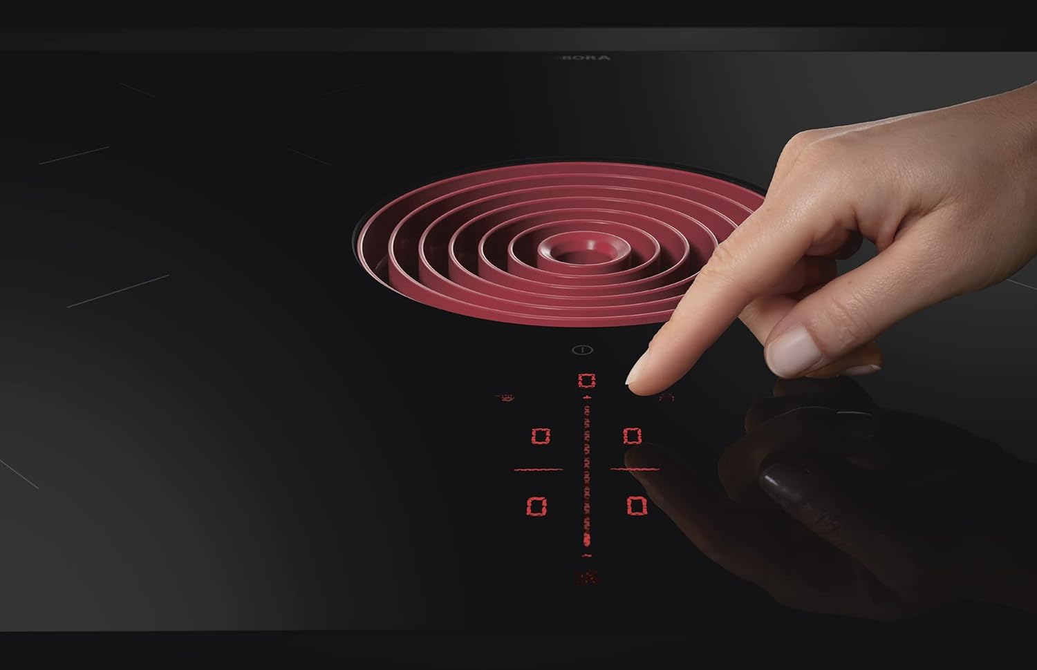 Bora PUEDR Bocchetta di Entrata Originale Rossa per PURE - immagine 4