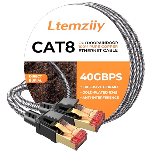 Ltemziiy Cavo Ethernet Cat 8 Intrecciato 30M
