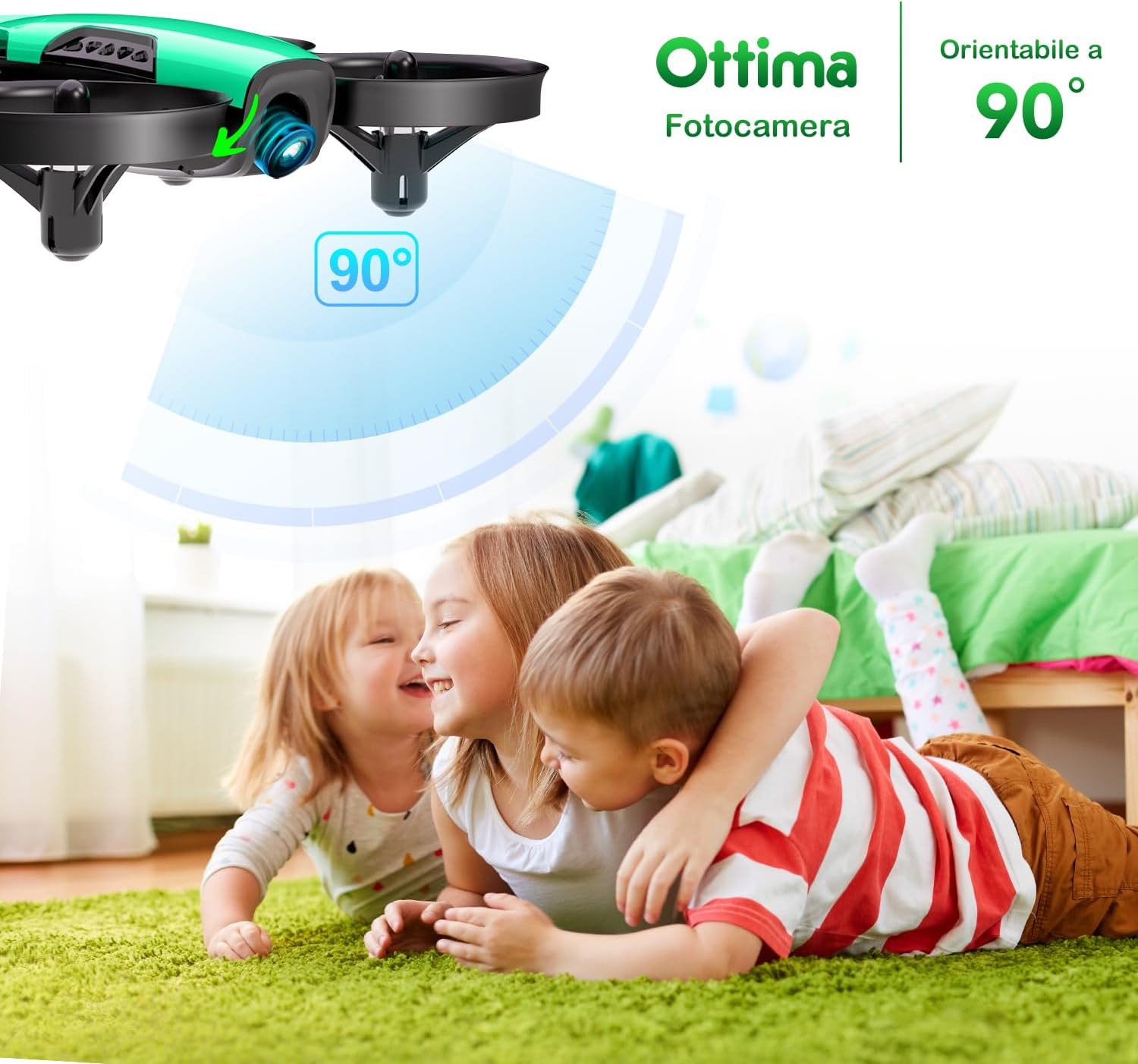 Loolinn Drone Giocattolo con Telecamera per Bambini - immagine 3