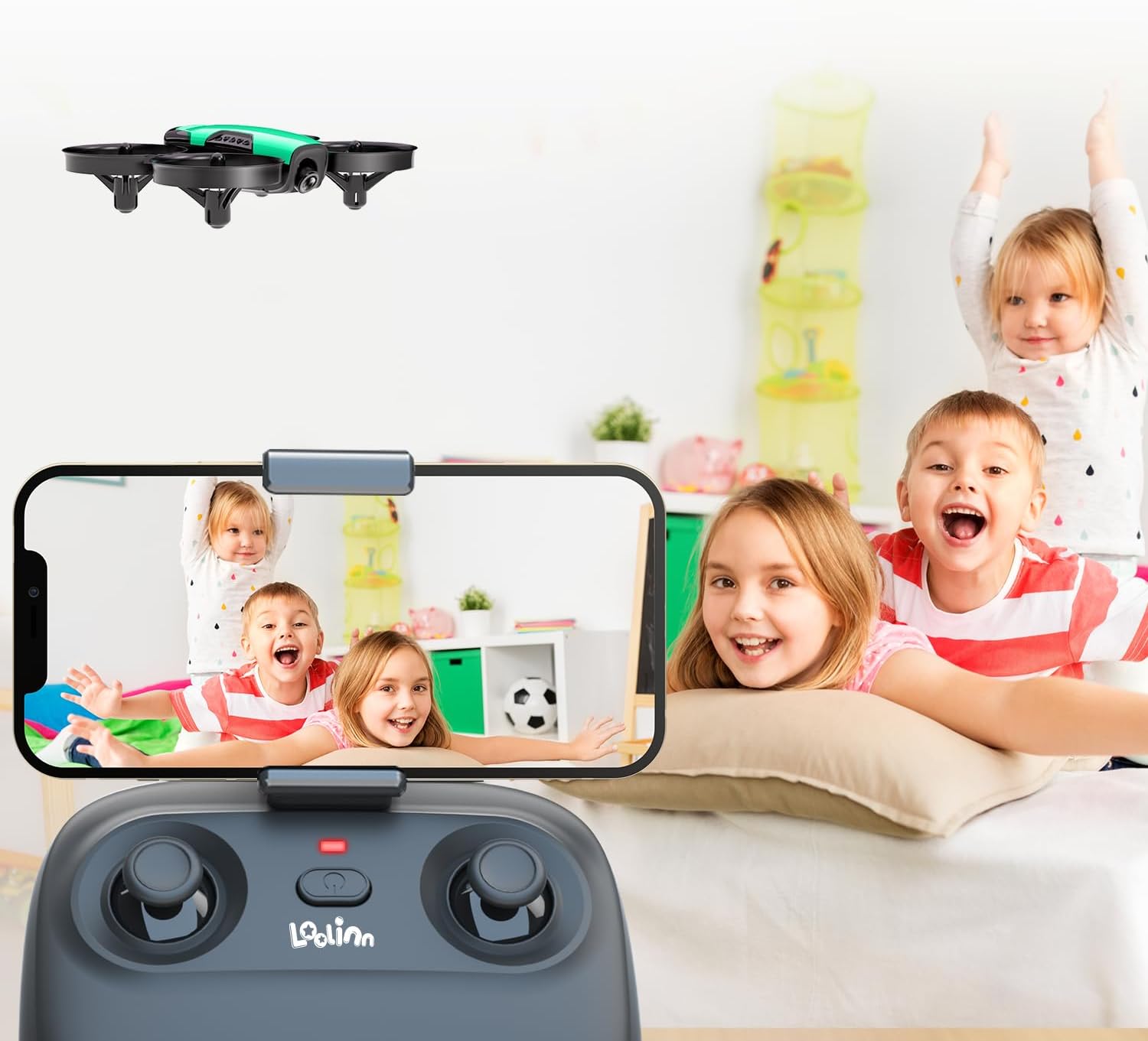 Loolinn Drone Giocattolo con Telecamera per Bambini - immagine 6