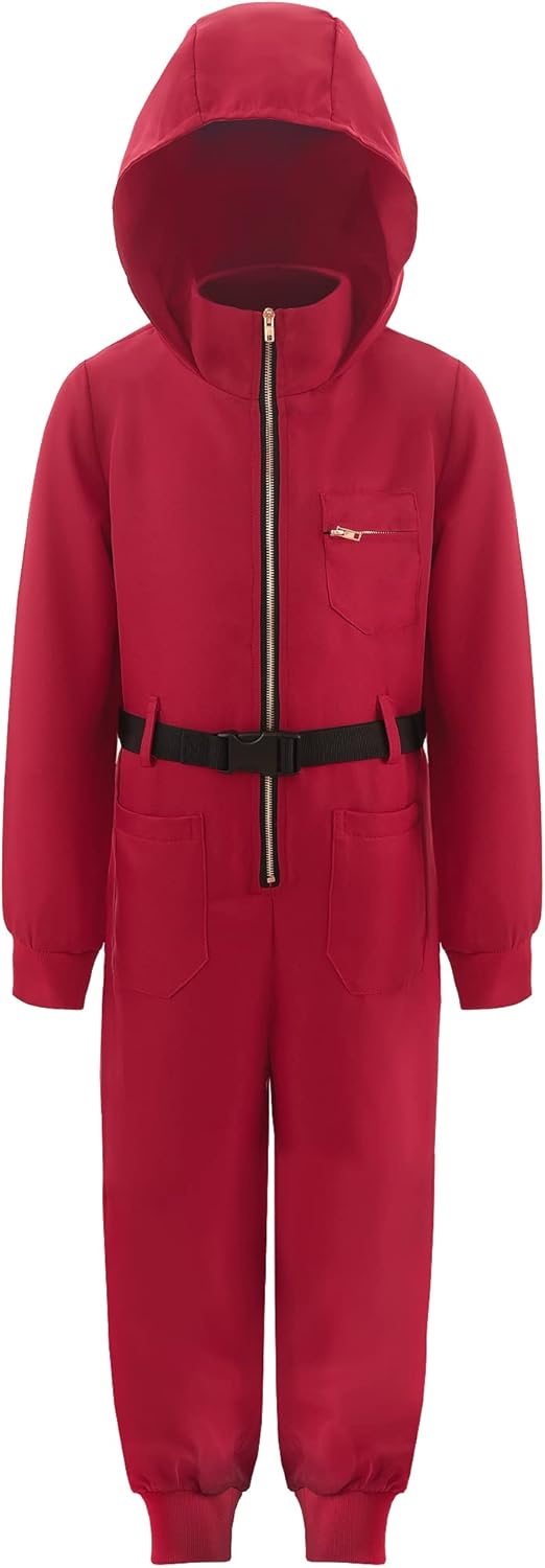 ReliBeauty Tuta rossa per bambini, carnevale - immagine 1