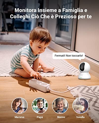 blurams Telecamera Wi-Fi Interno 2K - immagine 4