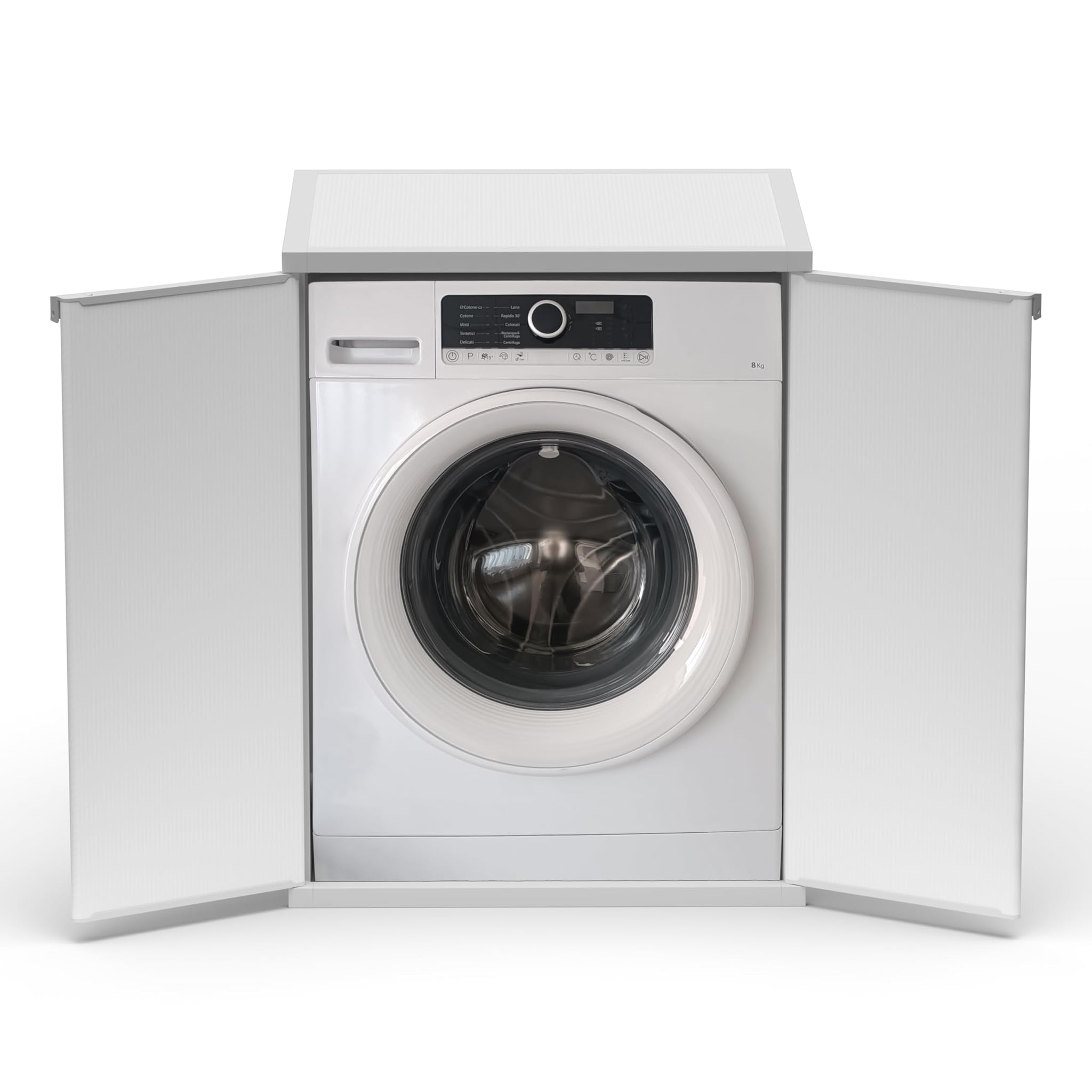 Adventa Mobile Copri-Lavatrice Universale, Bianco