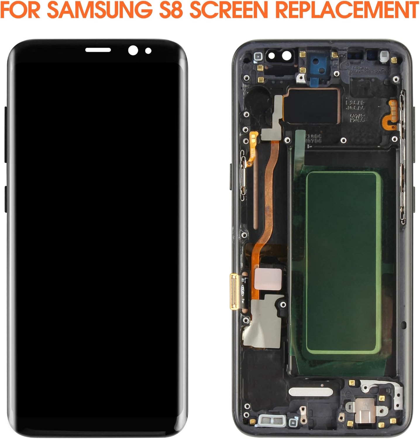 AGCUT Display LCD per Samsung Galaxy S8 SM-G950F Nero - immagine 3
