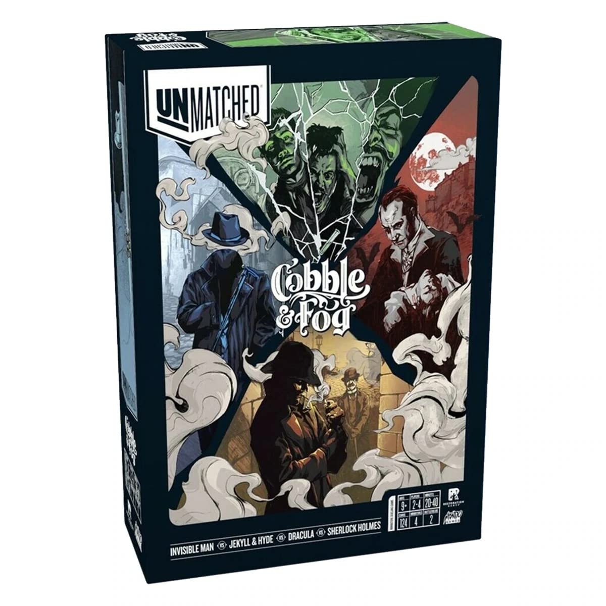 Iello Unmatched - Cobble & Fog, Card Game