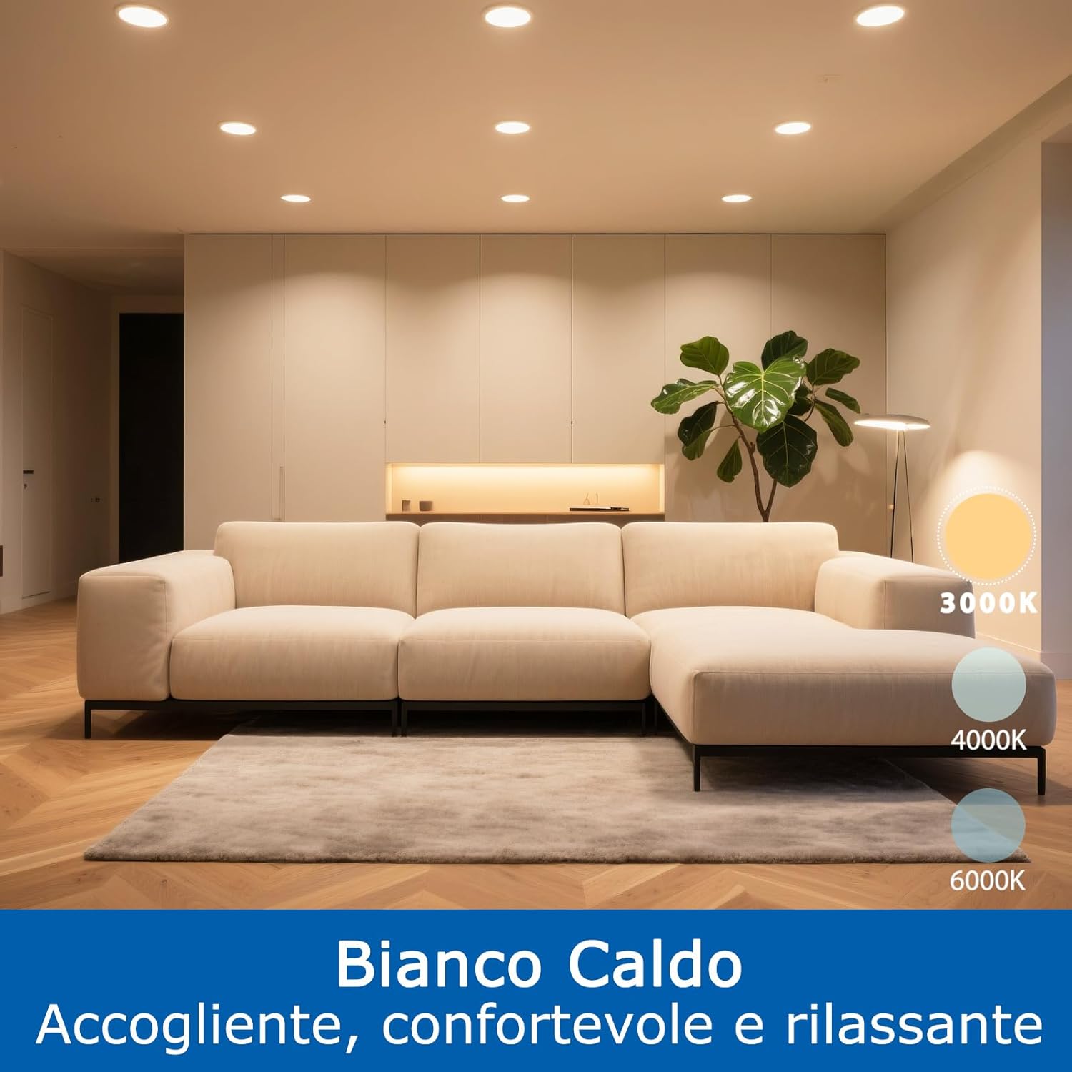 Zizzler 20 Faretti LED Incasso 5W, Luce Calda 3000K - immagine 3