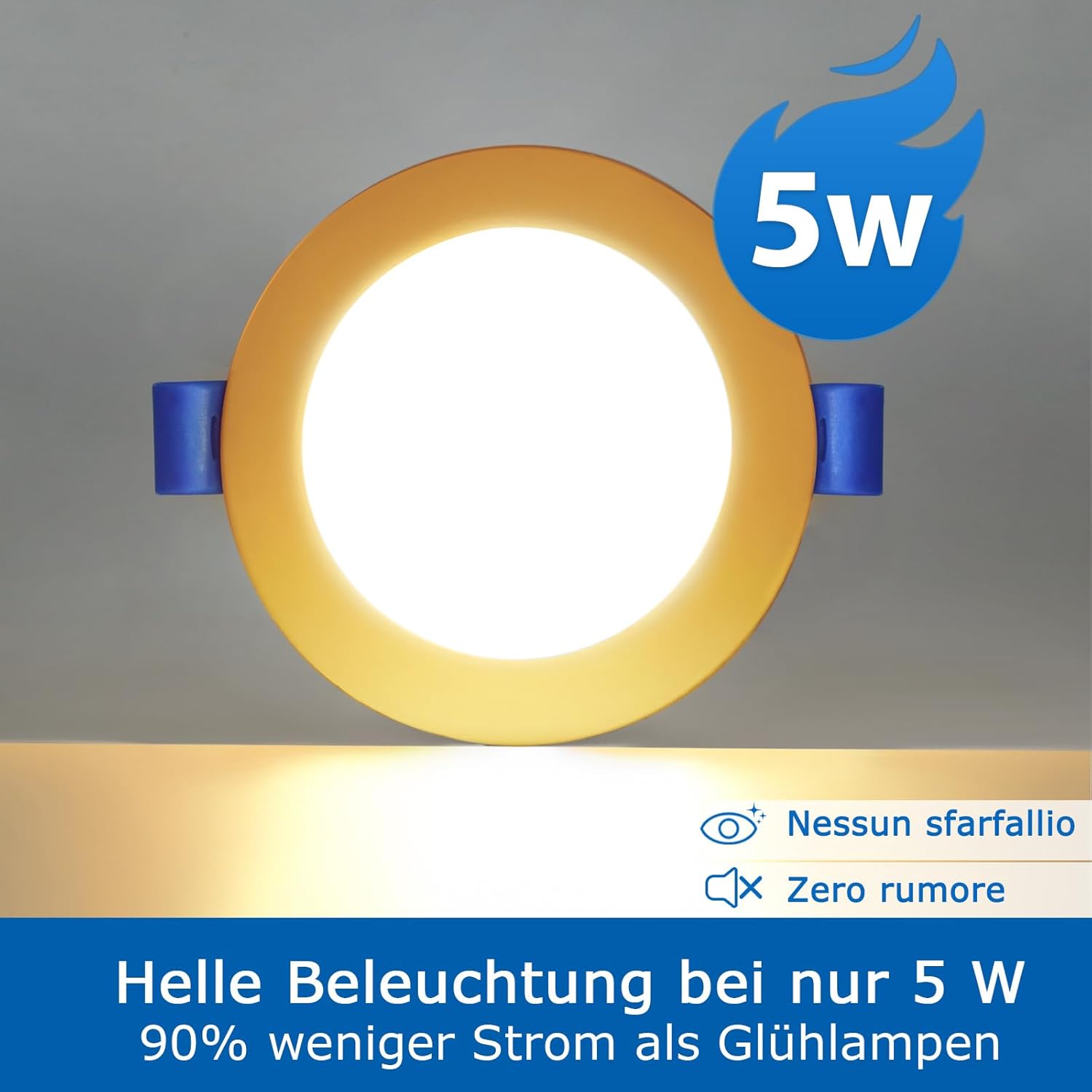 Zizzler 20 Faretti LED Incasso 5W, Luce Calda 3000K - immagine 5