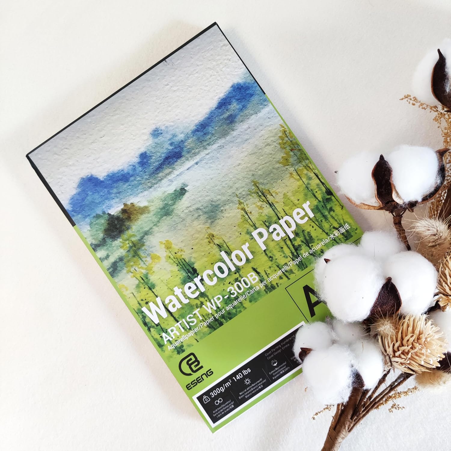 Eseng® Carta Acquerello Premium DIN A3 - 30 Fogli - immagine 2