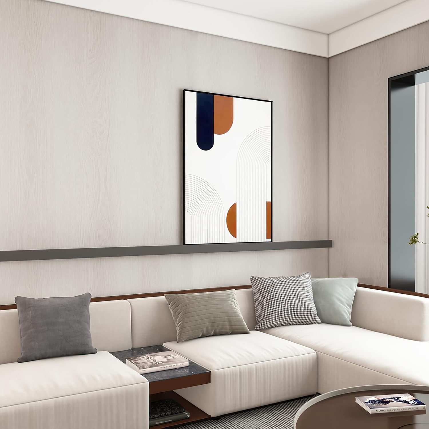 Totio Pellicola Autoadesiva 80cm x 4m, Bianco Caldo - immagine 2