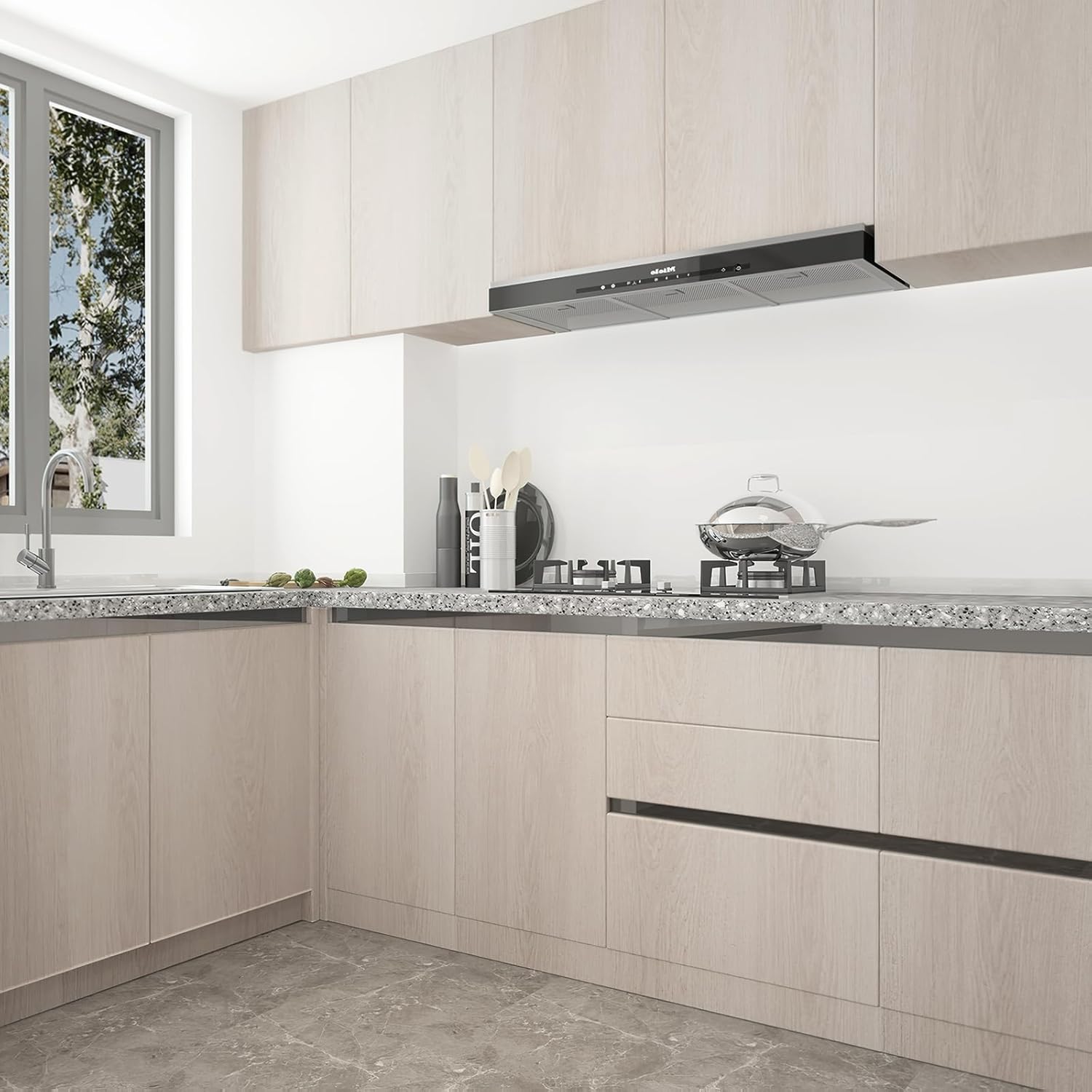 Totio Pellicola Autoadesiva 80cm x 4m, Bianco Caldo - immagine 4