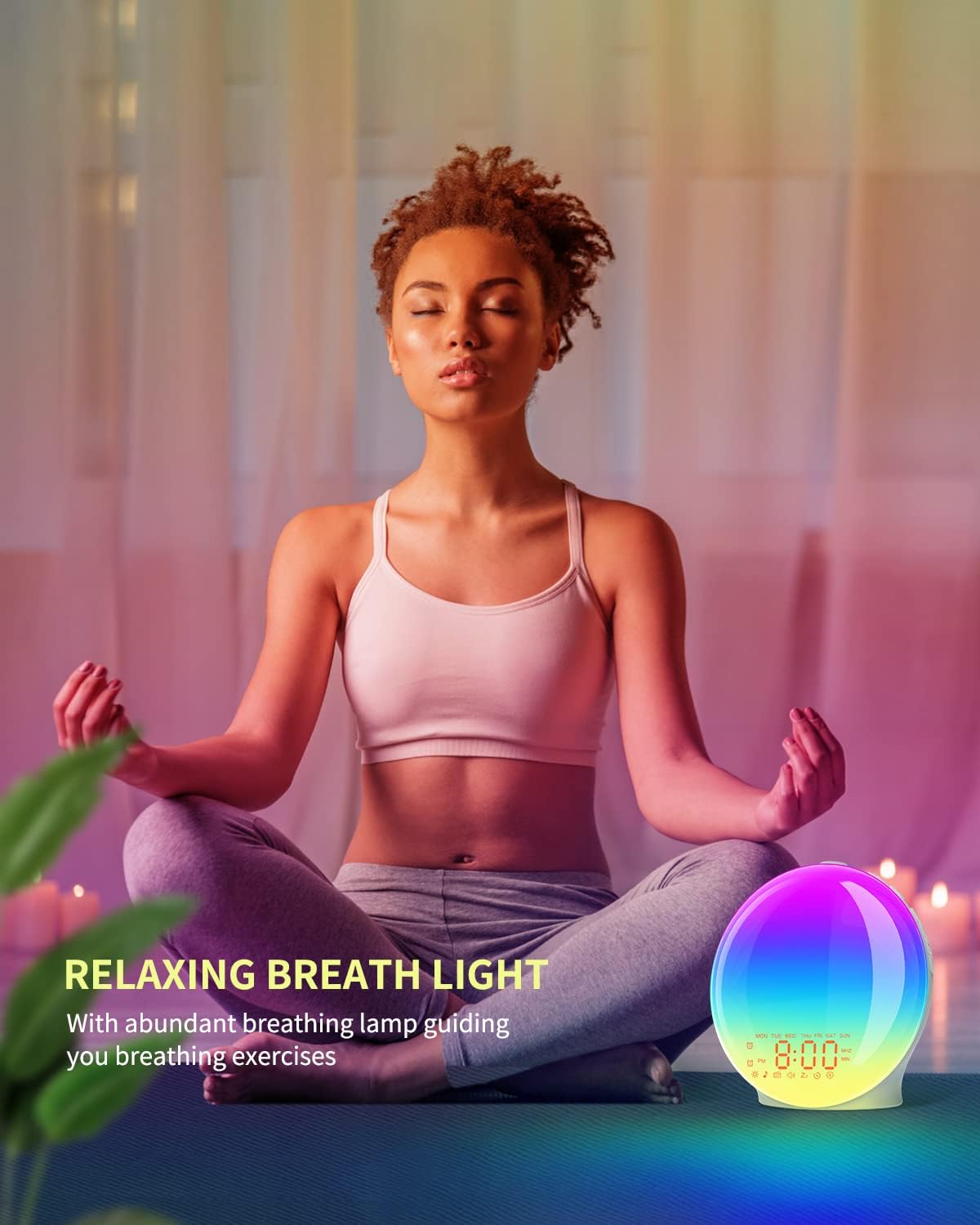 VOGHERB Wake up Light - Luce Sveglia da Comodino - immagine 5