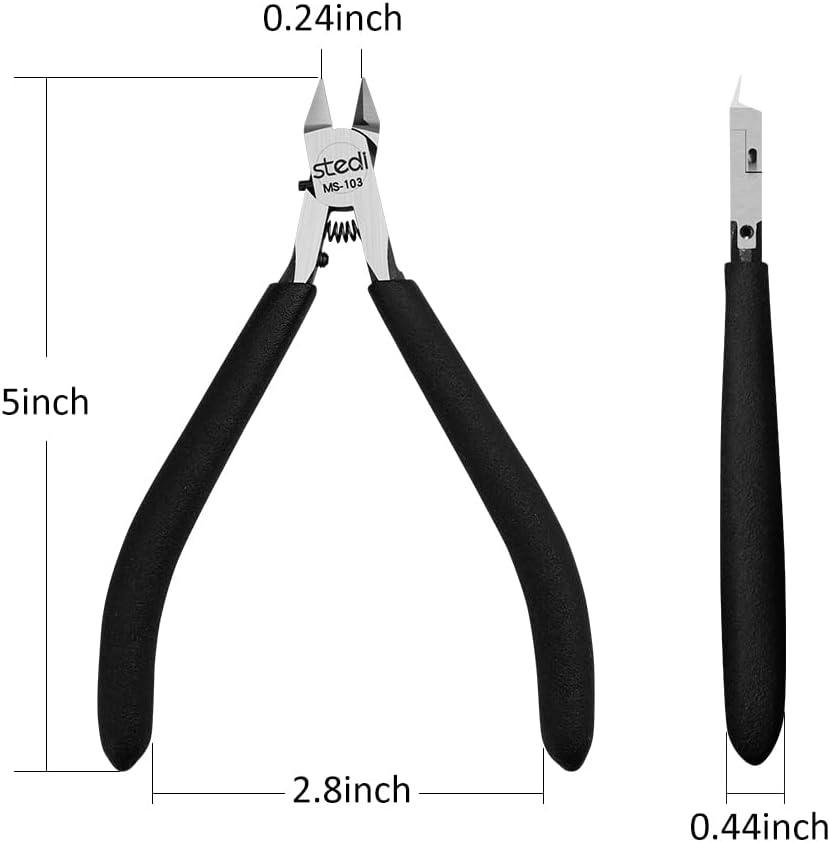 Stedi Tronchesine da Modellismo a Lama Singola, Nero - immagine 3