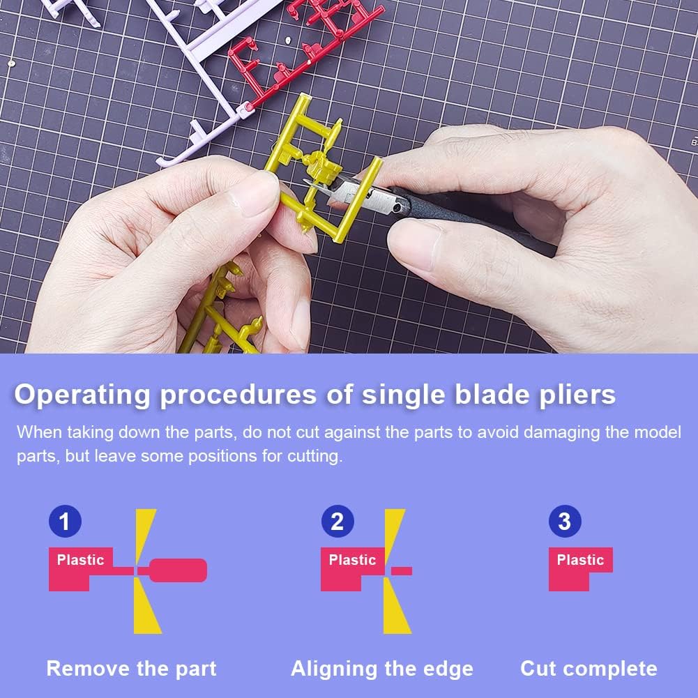 Stedi Tronchesine da Modellismo a Lama Singola, Nero - immagine 6
