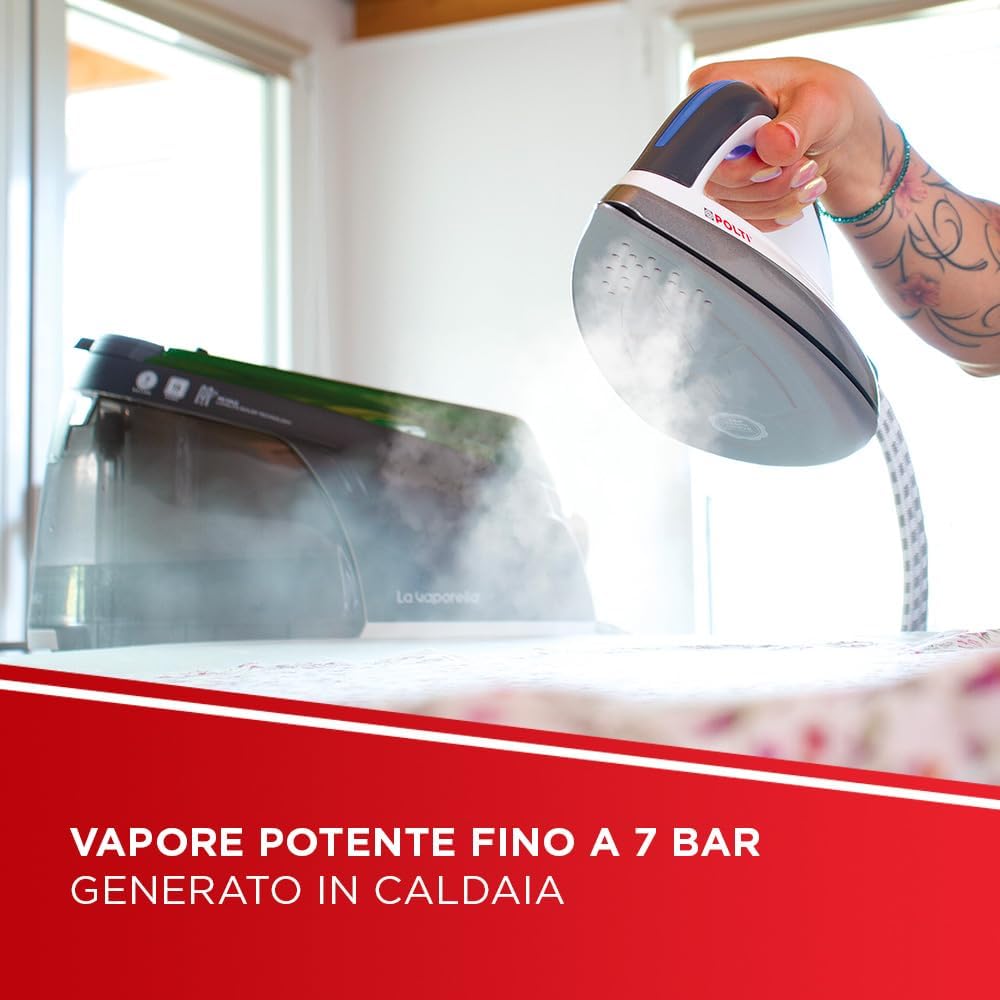 Polti La Vaporella XT90C - Ferro da Stiro con Caldaia, Verde - immagine 5