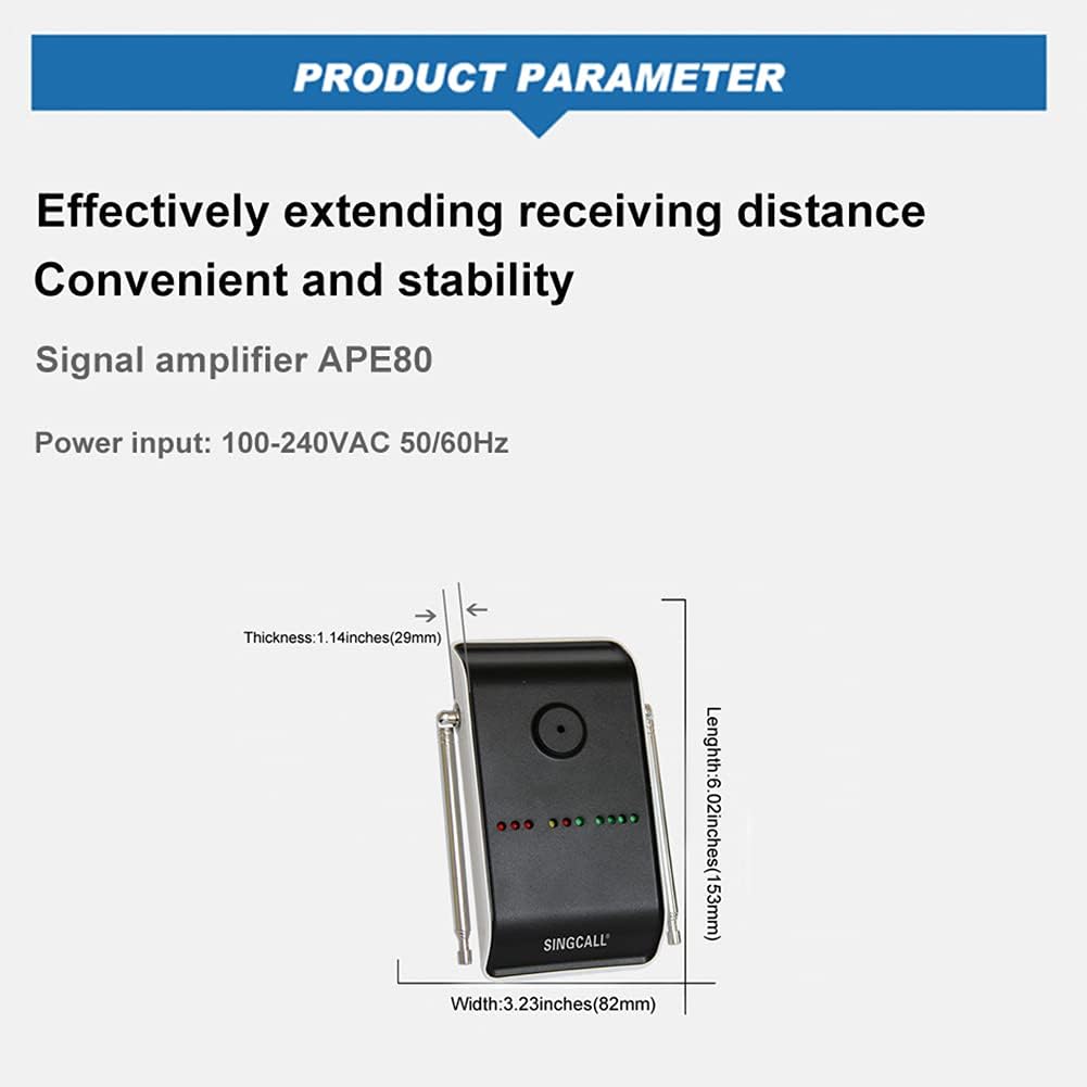 SINGCALL Amplificatore di segnale(APE80) - immagine 7