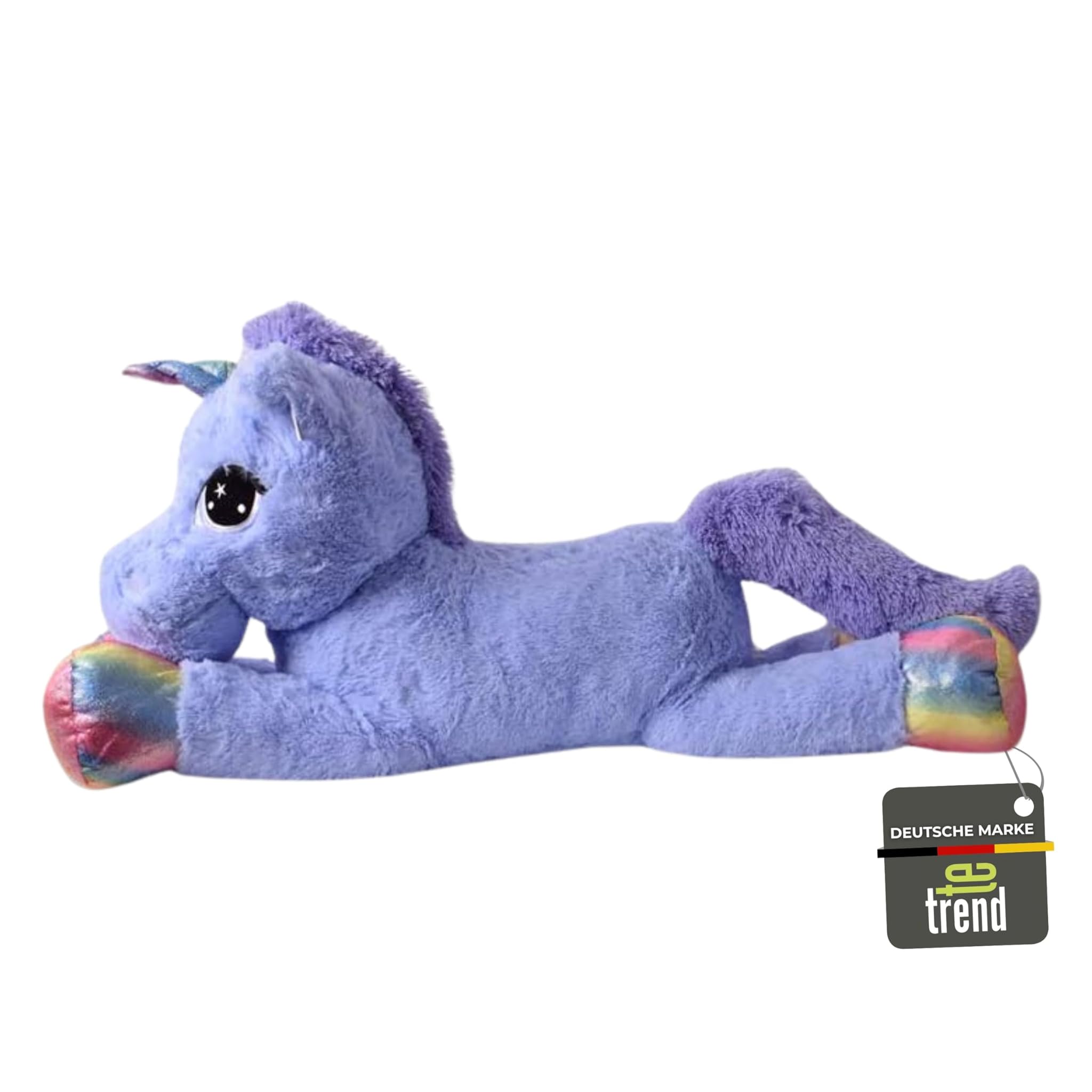 TE-Trend Gigante Unicorno XXL Peluche Lilla 110 cm