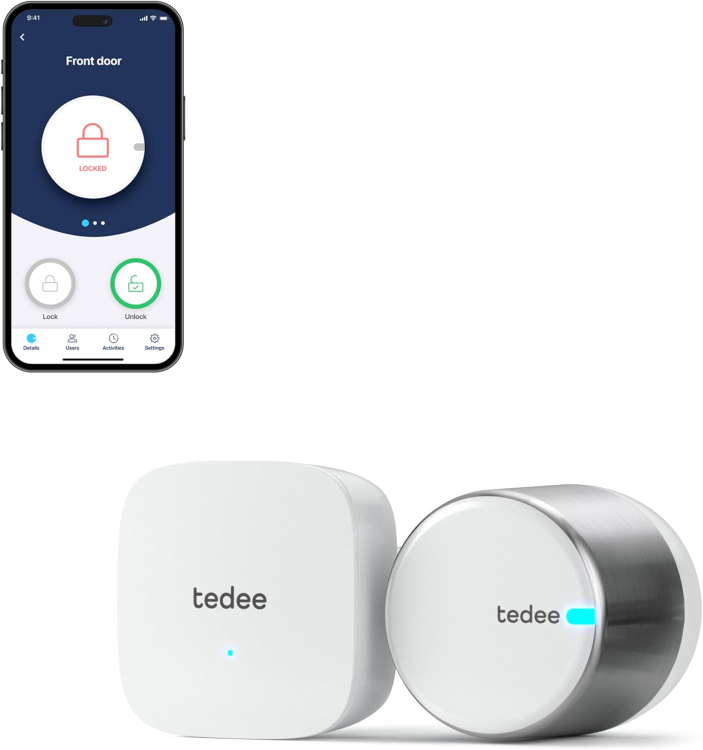 Tedee GO2 Allu Serratura Smart con App WiFi e Bluetooth - immagine 1