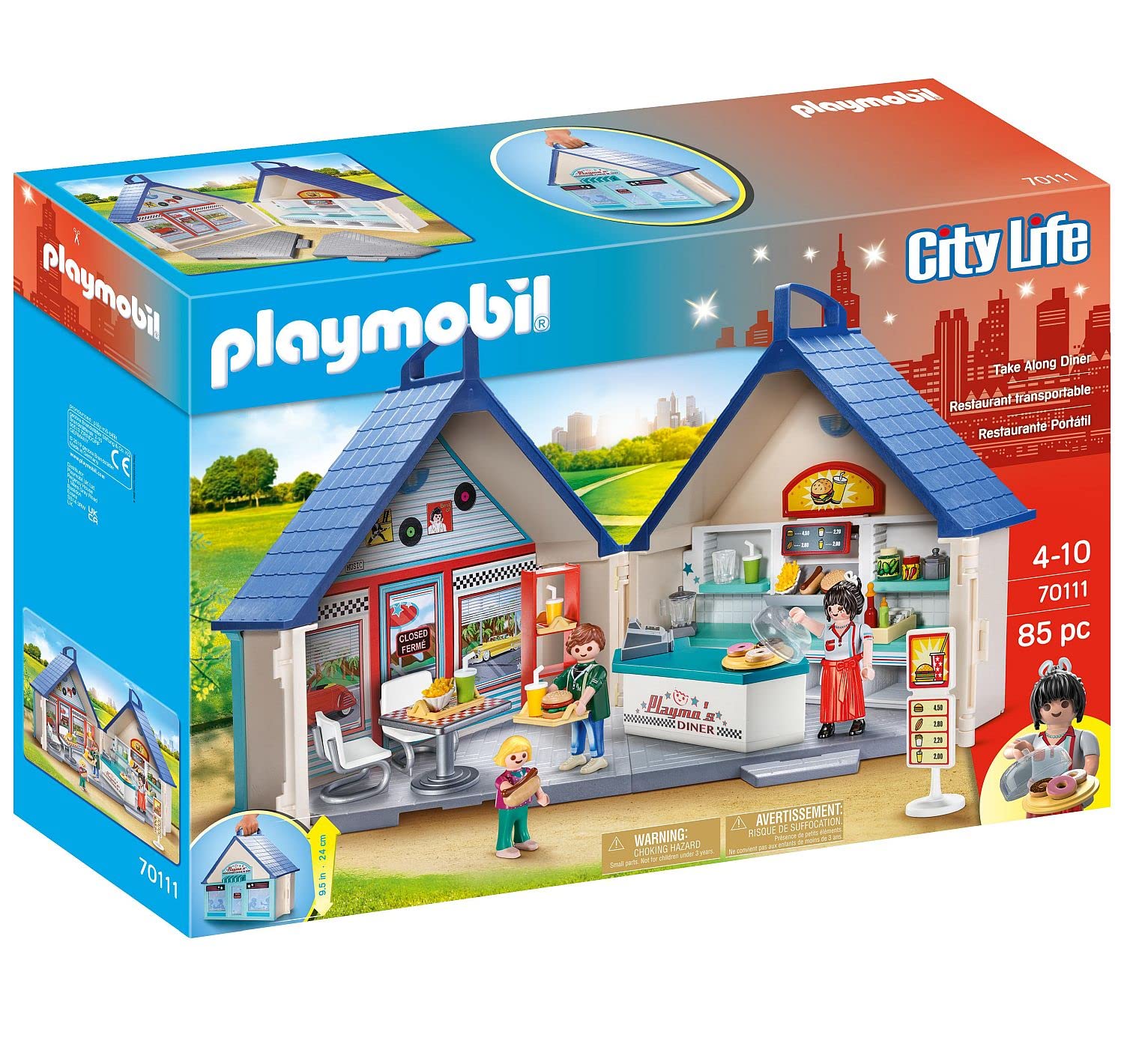 Playmobil City Life 70111 Ristorante Portatile