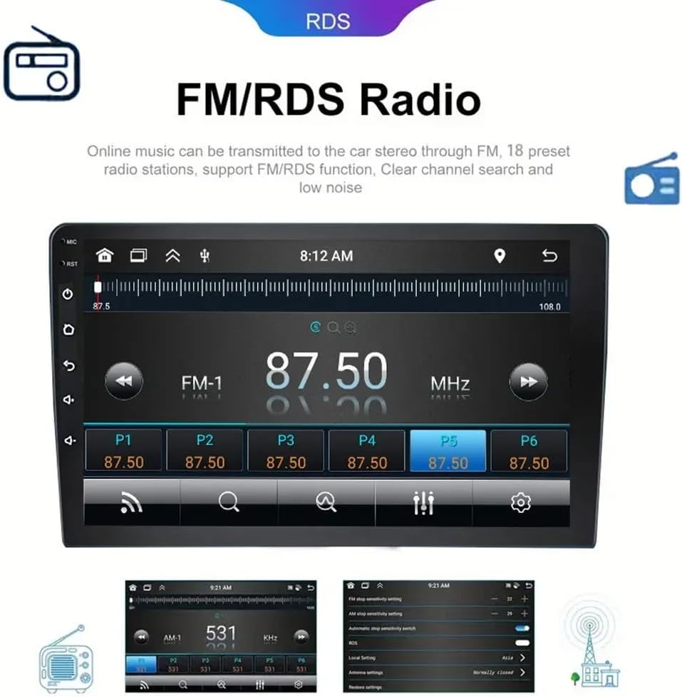 Autoradio Android con GPS Navigation Carplay - immagine 5