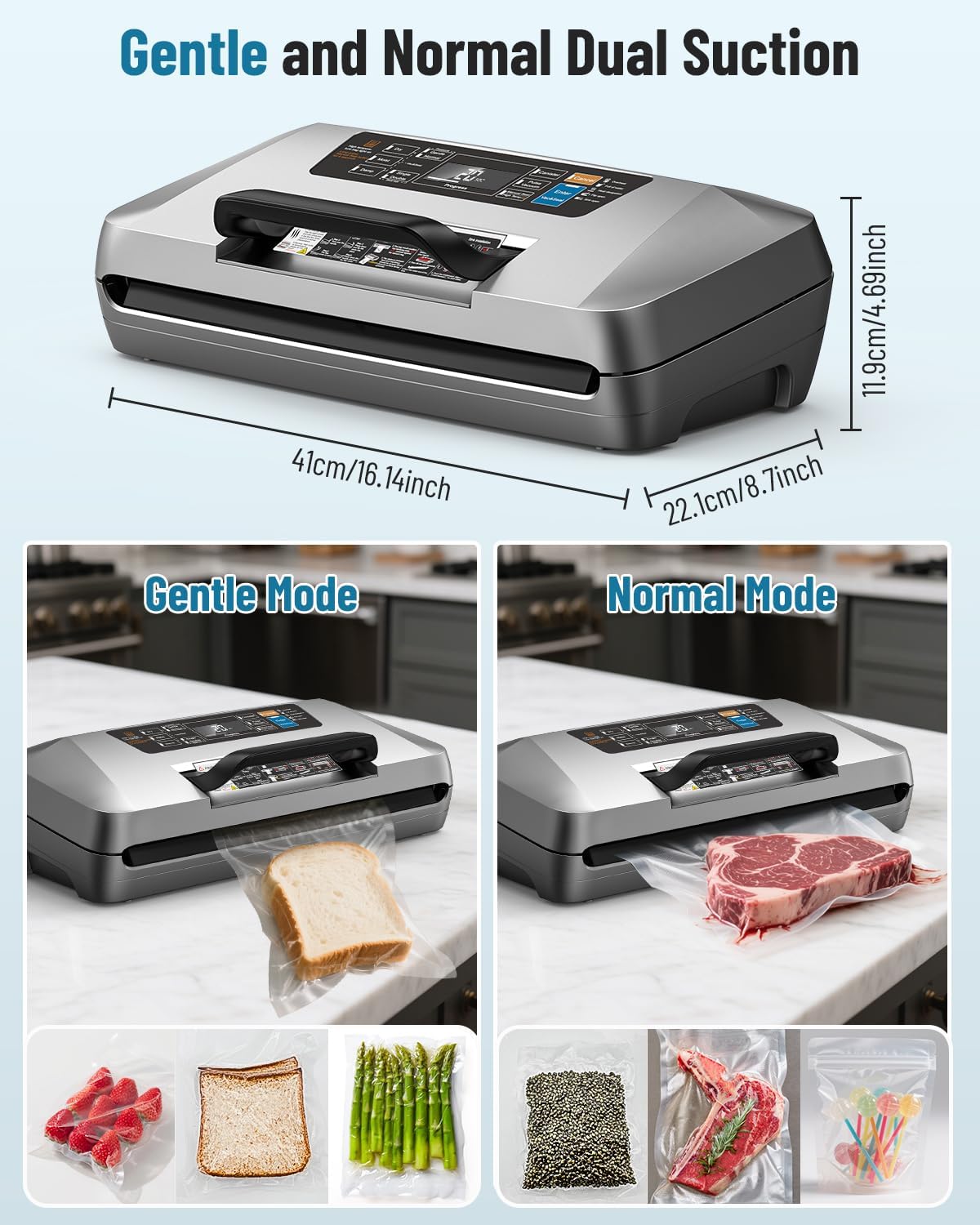 Macchina Sottovuoto Alimenti Professionale 12-IN-1 - immagine 5