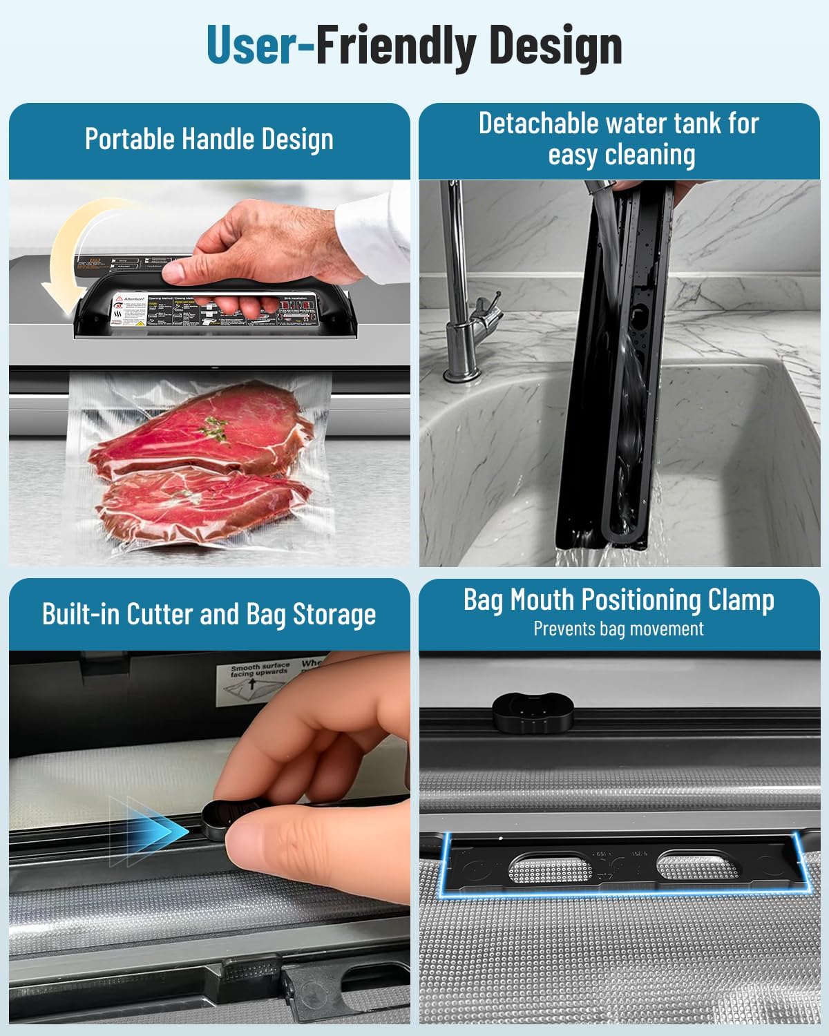 Macchina Sottovuoto Alimenti Professionale 12-IN-1 - immagine 6