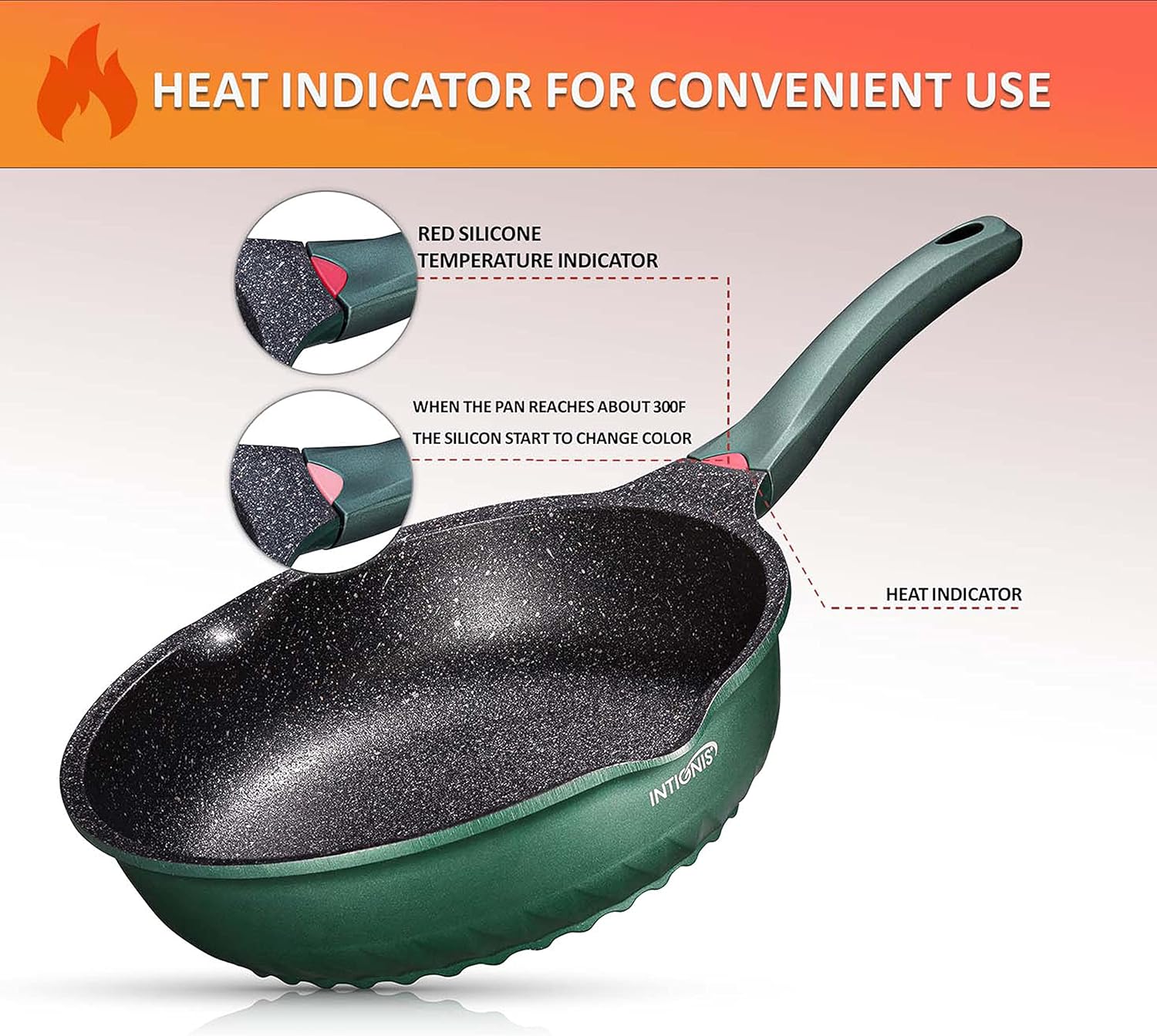 Intignis® Padella con Coperchio Antiaderente 28 cm - immagine 2