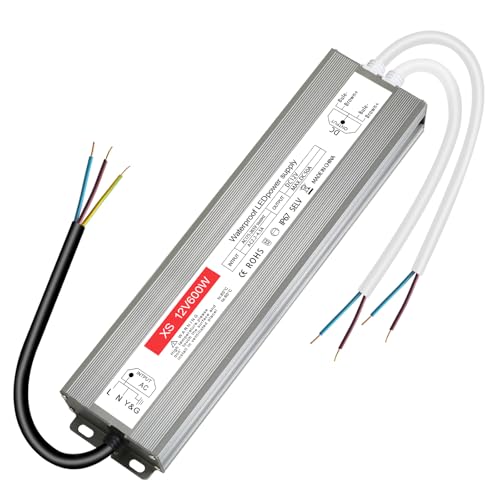 Trasformatore LED 12V 600W 50A IP67