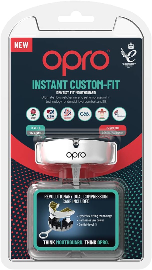 Opro Paradenti Instant Custom-Fit, Bianco Adulti - immagine 7