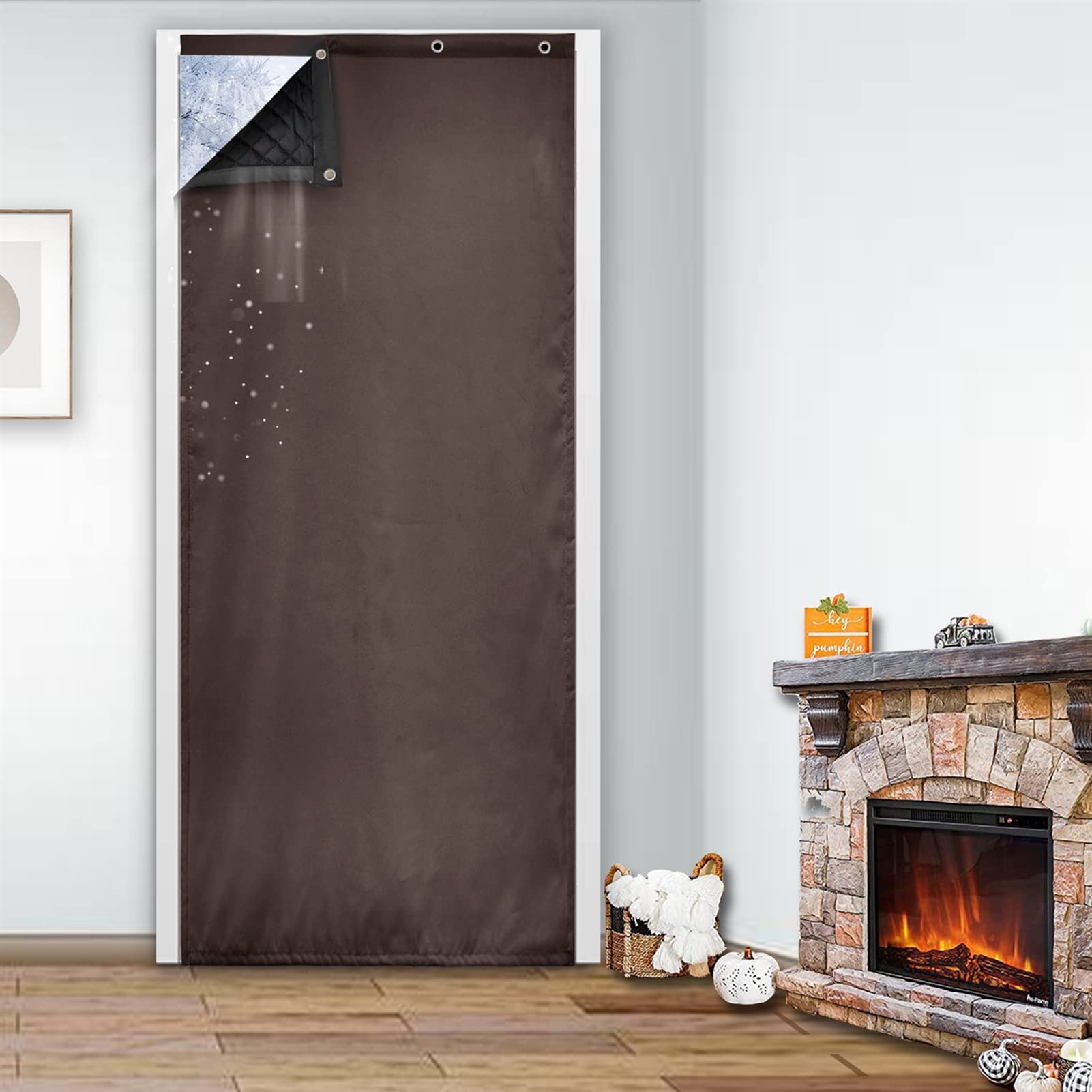 Sk Studio Tenda Isolante Termico Marrone W31 x 83 Inch