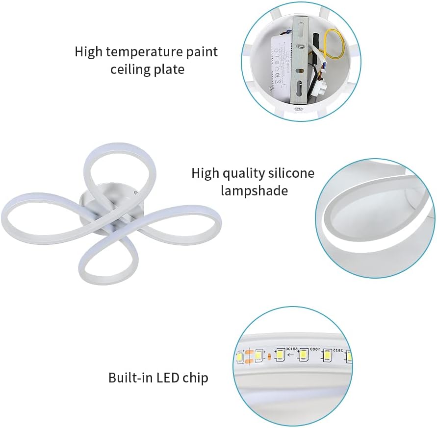Plafoniera LED Soffitto 30W 6500K Bianco Freddo - immagine 5