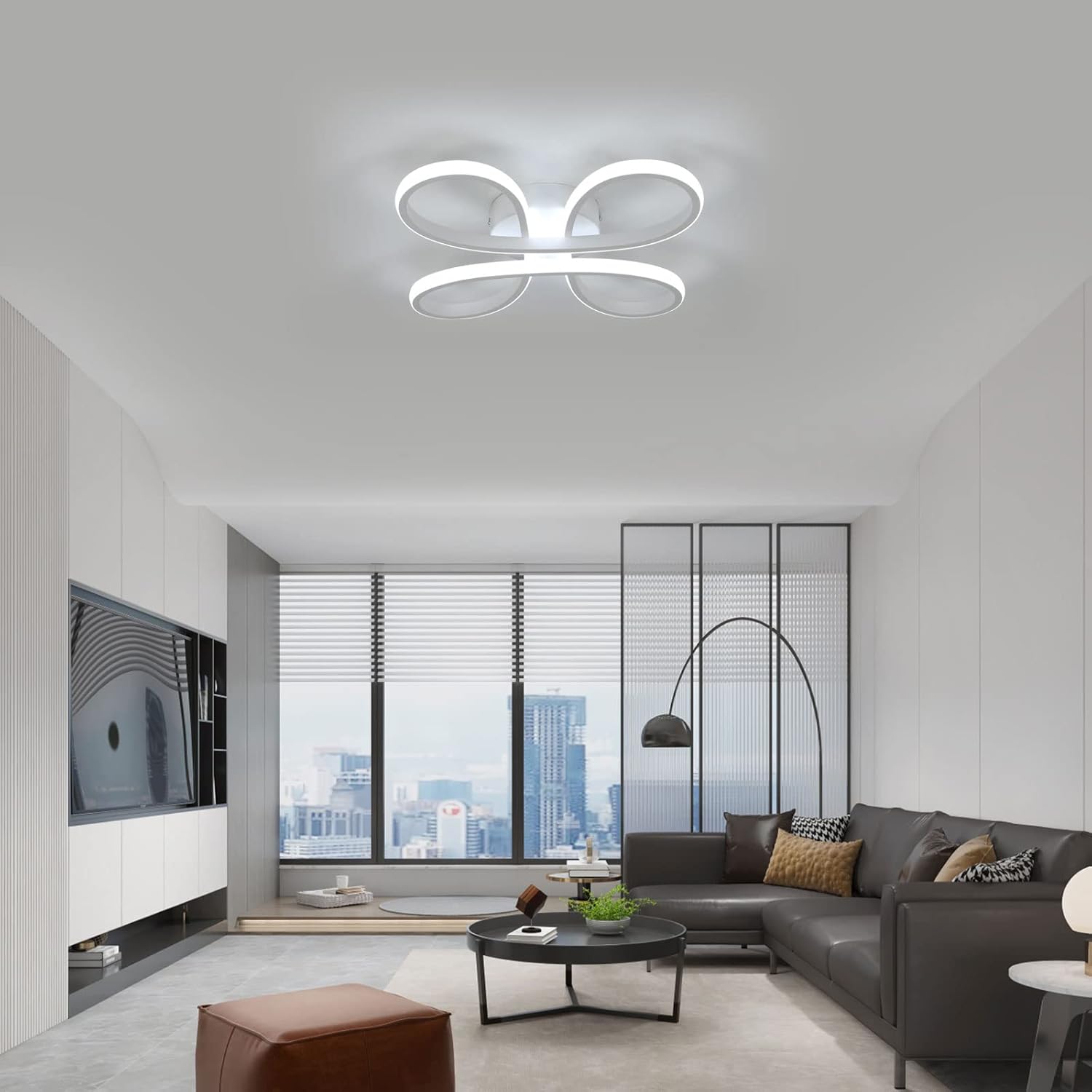 Plafoniera LED Soffitto 30W 6500K Bianco Freddo - immagine 8