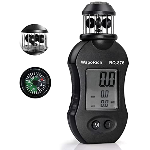 Waporich RQ-876 Anemometro a Tazza 360° Portatile