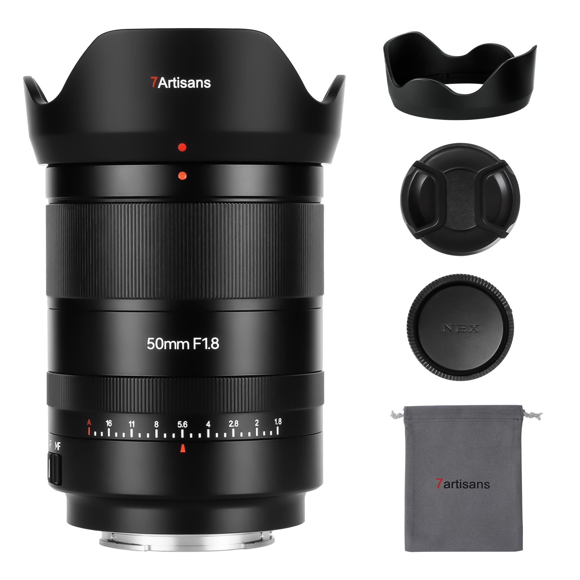 7artisans AutoFocus - Obiettivo Full Frame 50mm F1.8