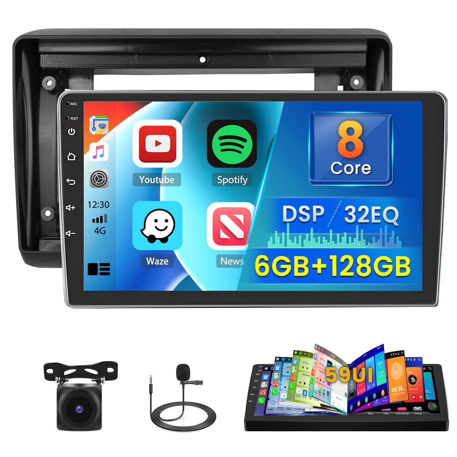 Inefala Autoradio 9" per Fiat Ducato/Citroen Jumper/Peugeot Boxer (2010)