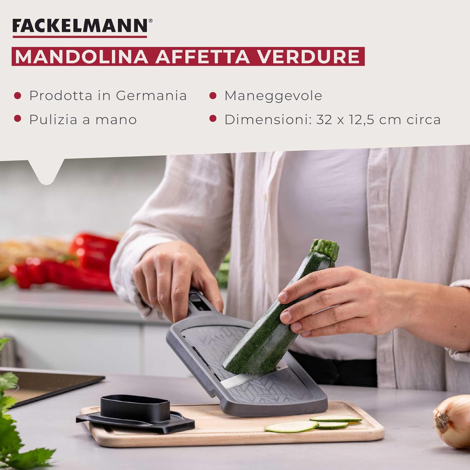 Fackelmann Mandolina Affettaverdure Regolabile - immagine 2