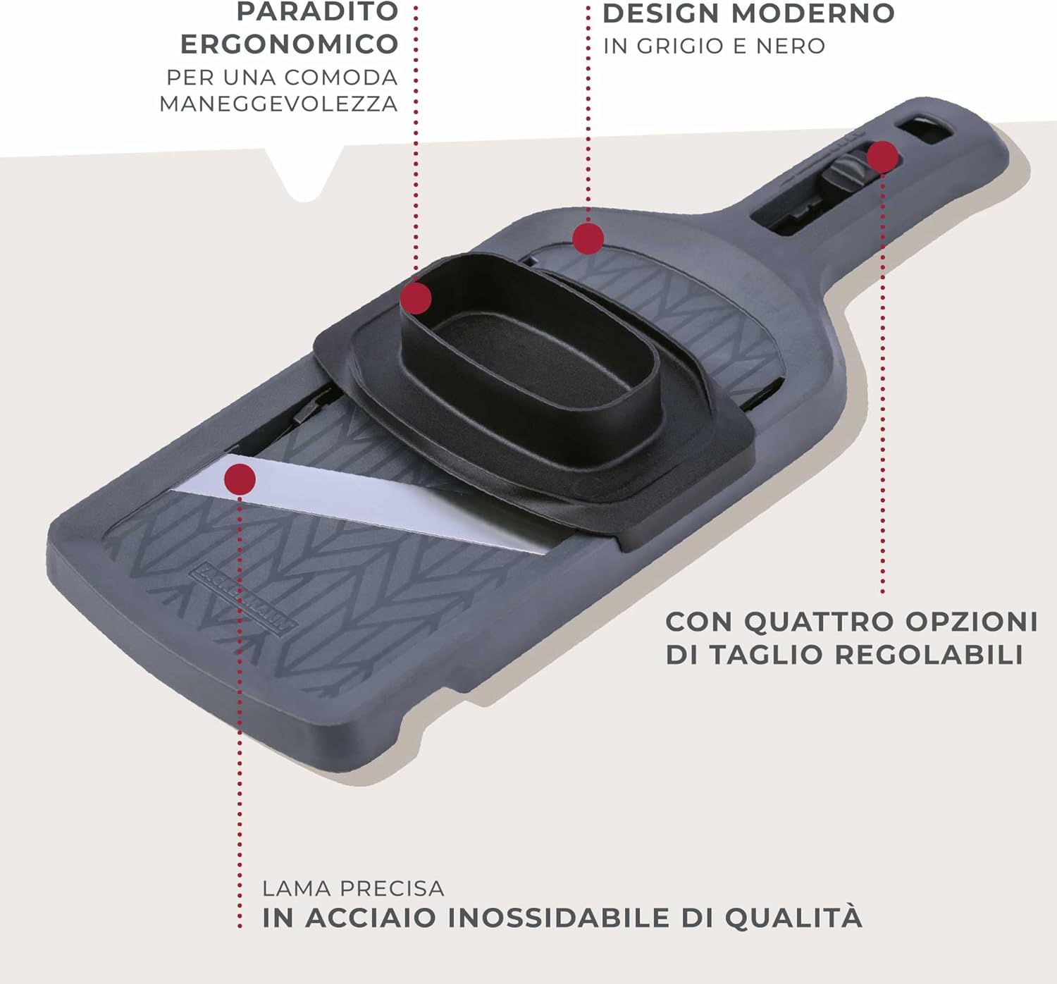 Fackelmann Mandolina Affettaverdure Regolabile - immagine 3