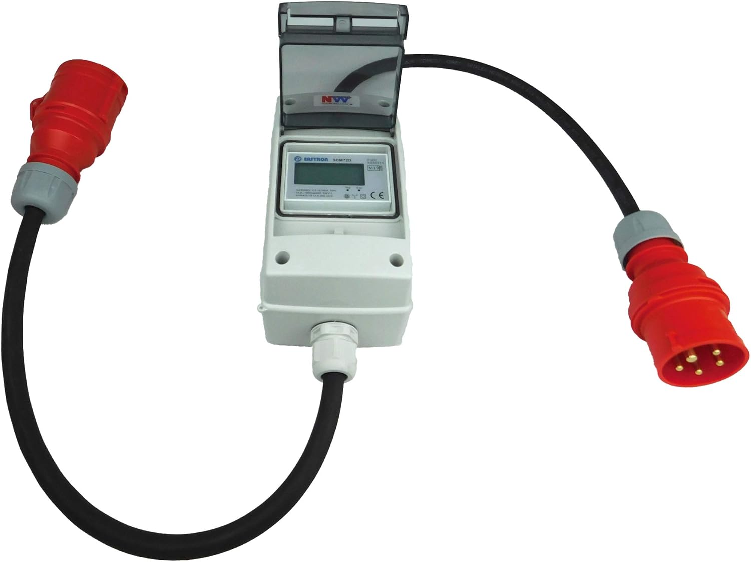 NW Powersolutions NW10108 Adattatore, Grigio, Rosso, Nero