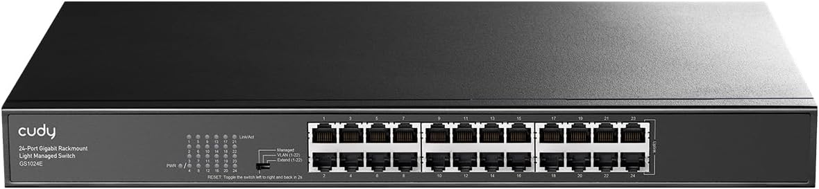Cudy GS1024E Switch Gigabit Smart Managed 24 Porte - immagine 1