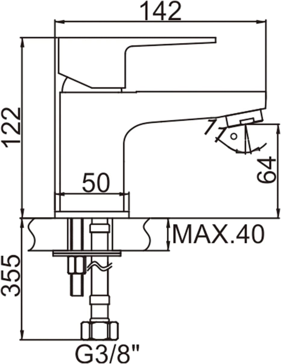 Ibergrif Star - Miscelatore Bagno con Risparmio Idrico - immagine 2