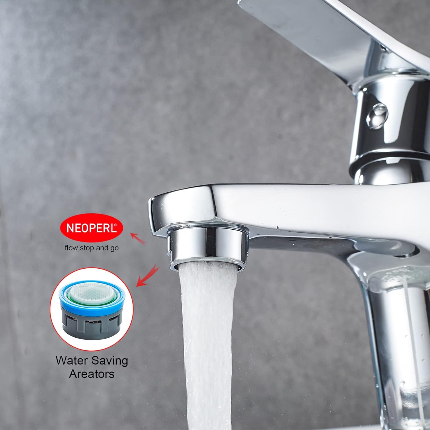 Ibergrif Star - Miscelatore Bagno con Risparmio Idrico - immagine 4