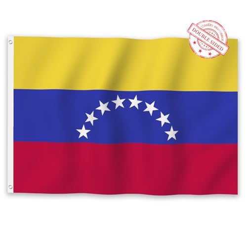 Aoihrraan Bandiera Venezuela 150x250cm Doppio Lato
