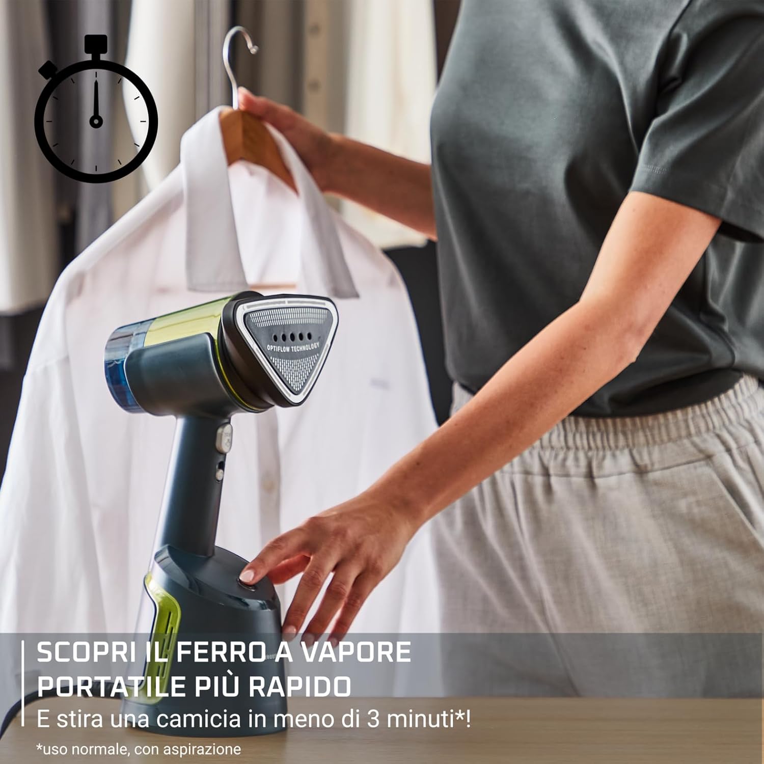 Rowenta AeroSteam - Stiratore Verticale a Vapore DR9810F0 - immagine 5