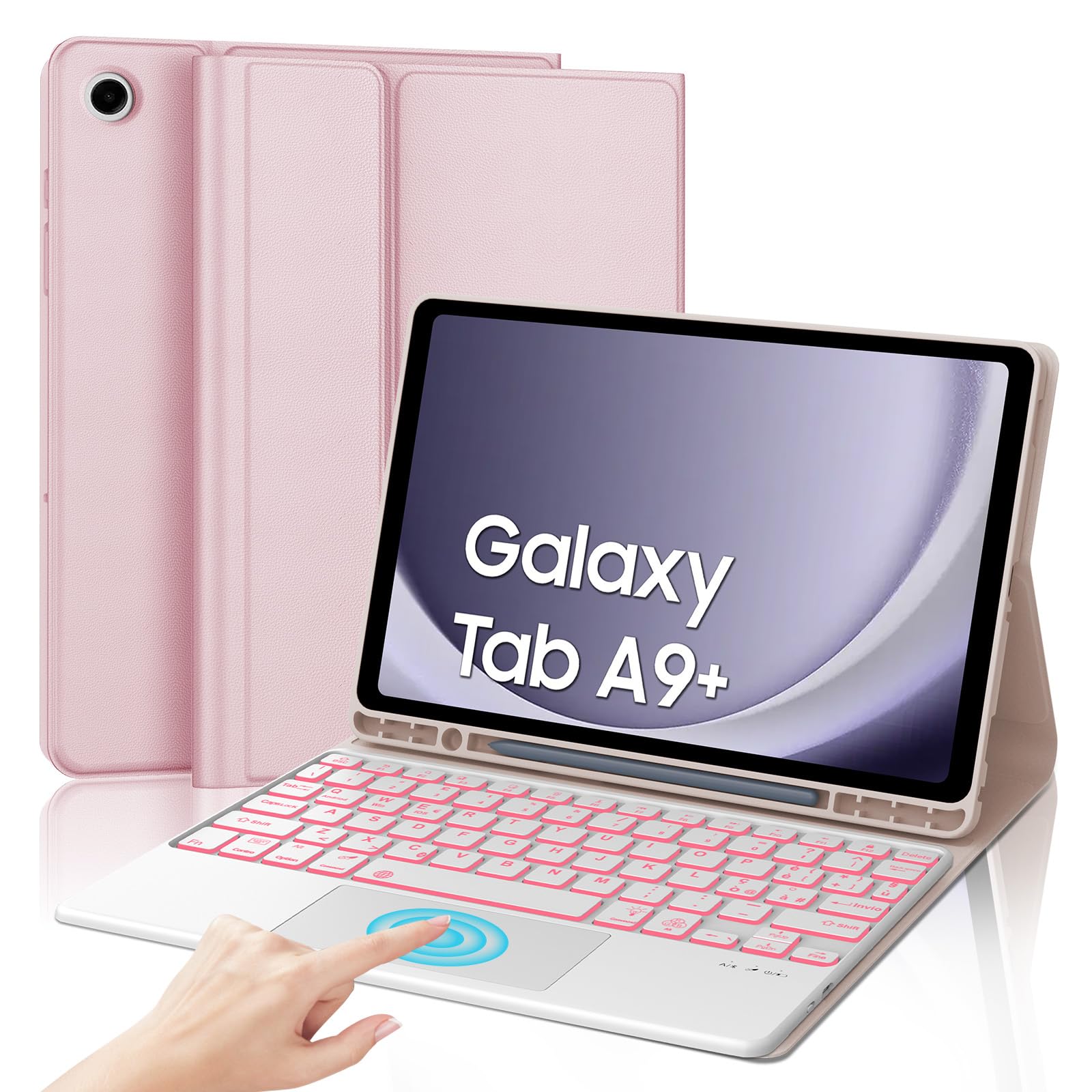 Iveoppe Tastiera per Samsung Galaxy Tab A9 Plus 11"