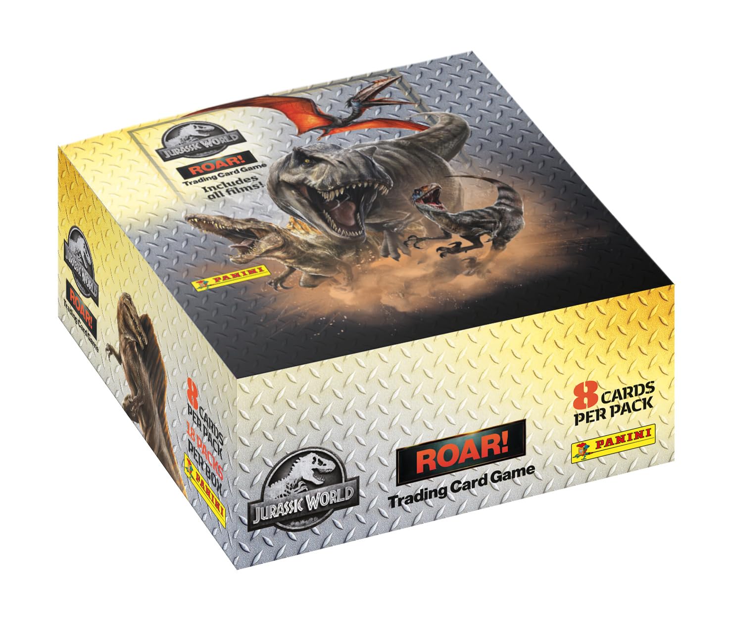 Panini JURASSIC WORLD 4 TRADING CARDS GAME - 18 Tasche