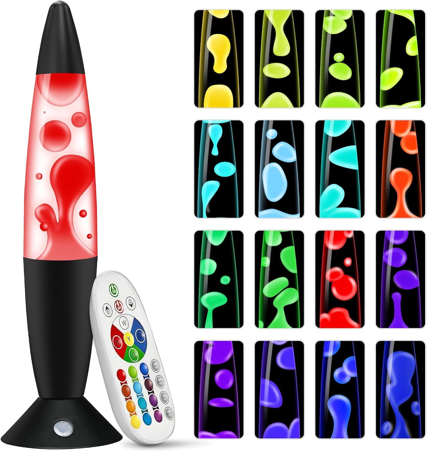 Lampada Liquide LED con 17 Cambiamenti Colore