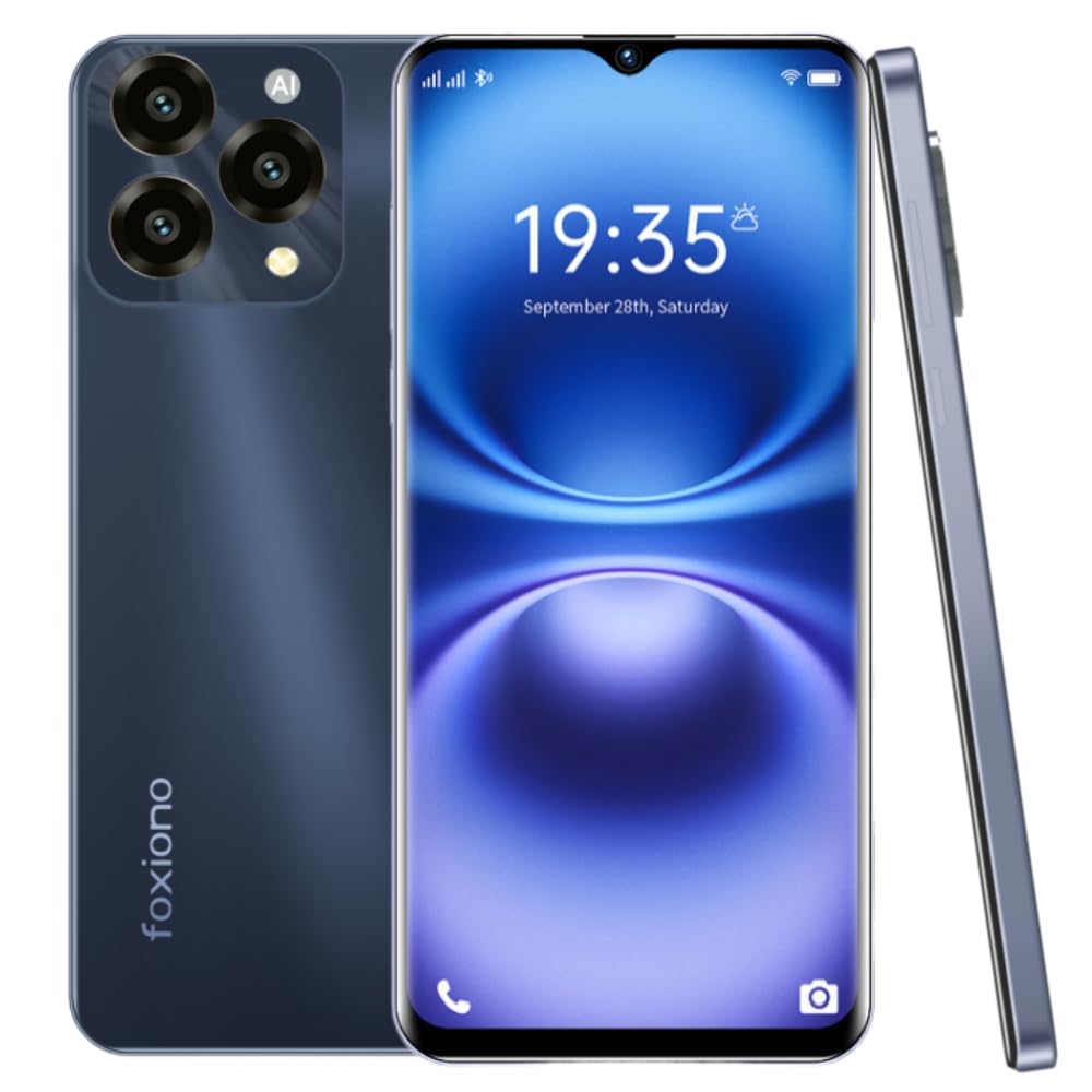 Foxiono Telefono Cellulare Android Sbloccato 6.52" HD+