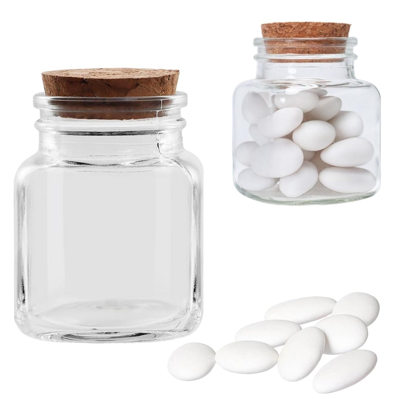 Doni Bomboniere 40 Barattolini 7x5x5 Portaconfetti