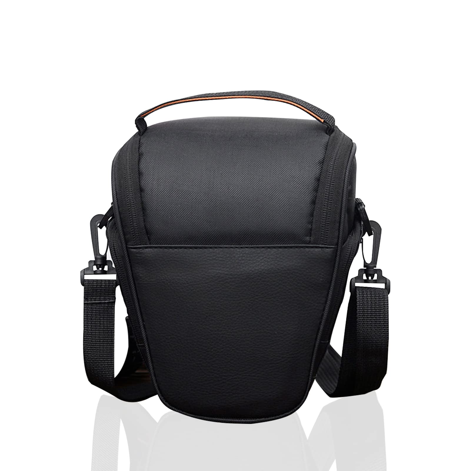 HIUOUIH Borsa Fotografica SLR con Tracolla, Nero